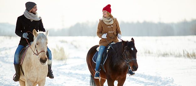 Equitación en invierno: algunos consejos