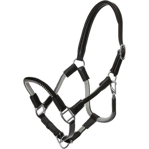 Kavalkade Rope Halter Set Cavo - Black/Black-Grey