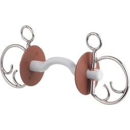 Springkombikandare mit Zungenbogenstange, hart - 130 mm