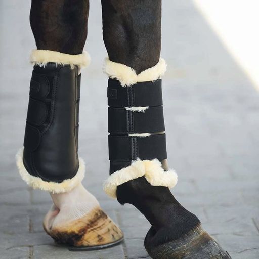 Artificial Leather Tendon Boots 