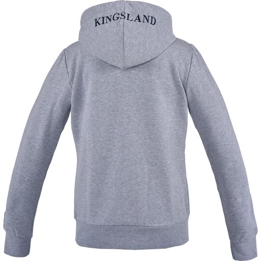 Kingsland Unisex classic kapucnis pulóver, grey