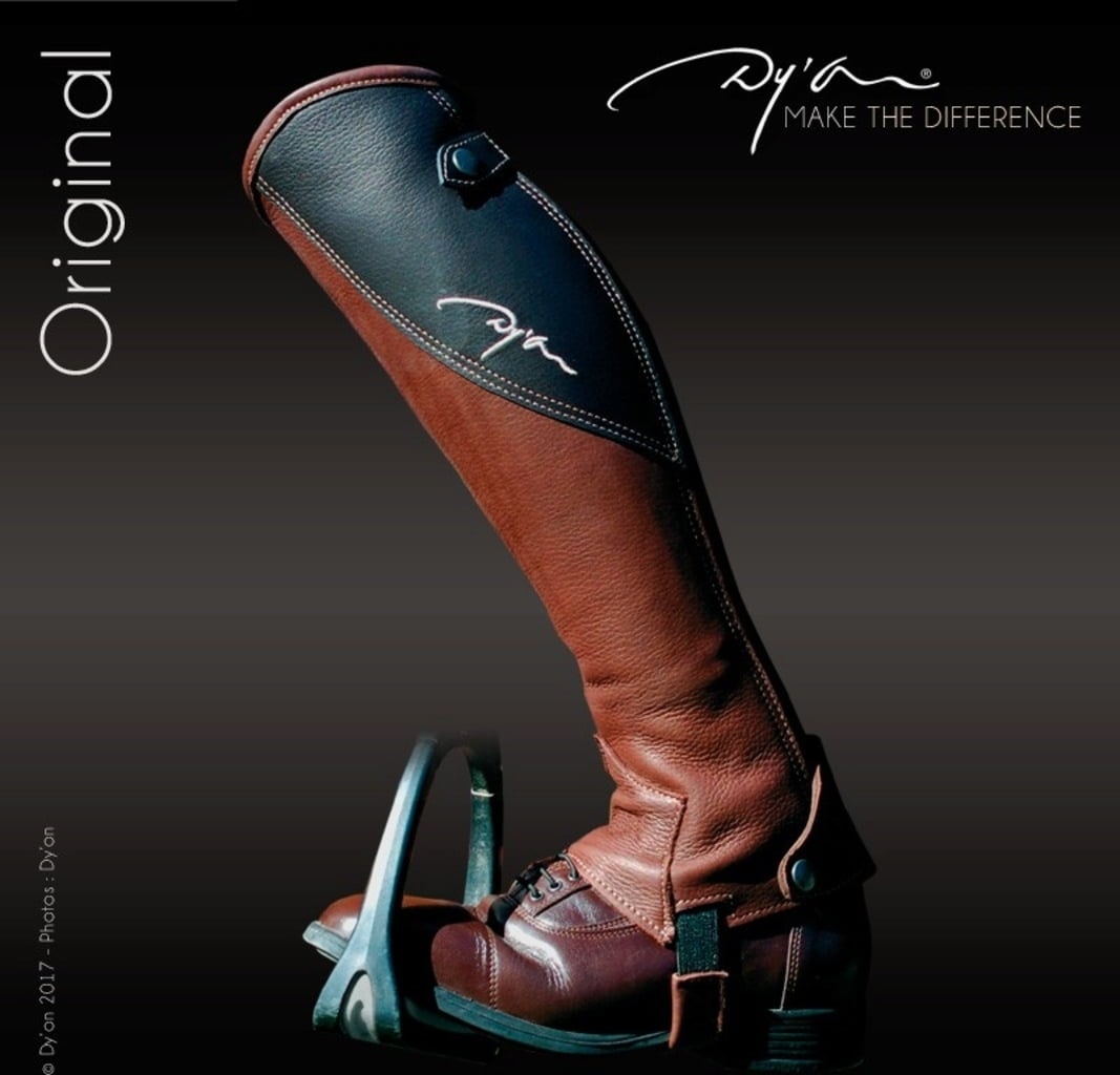 Dy'on Half Chaps Original Brown/Black