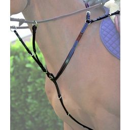 Working Collection Breastplate Martingale With Bridge - Black