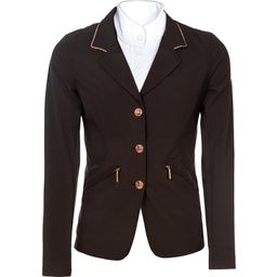 Embellished Ladies Competition Jacket, Black/Rose Gold