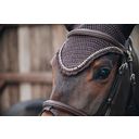 Kentucky Horsewear Nauszniki Wellington Long Stone & Pearl - Brązowy