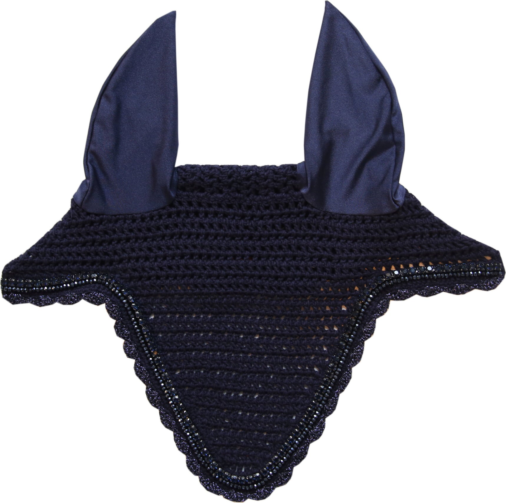 Kentucky Horsewear Fly Veil Long Stone & Pearl
