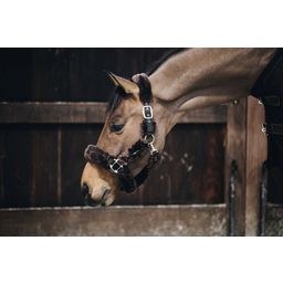 Kentucky Horsewear Sheepskin Shipping Halter - Brown