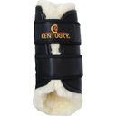 Kentucky Horsewear Turnout Boots Leather Front - Negro