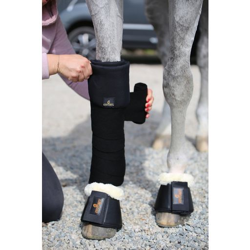 Kentucky Horsewear Stable Bandage Pads - Nero
