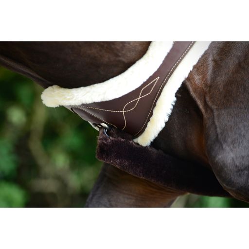 Kentucky Horsewear Anatomische Singel Sheepskin - Bruin