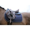 Kentucky Horsewear Anatomic Half Pad Absorb - Navy/Brown