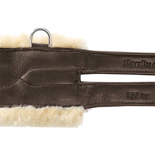 Artificial Leather Long Girth with Sheepskin 
