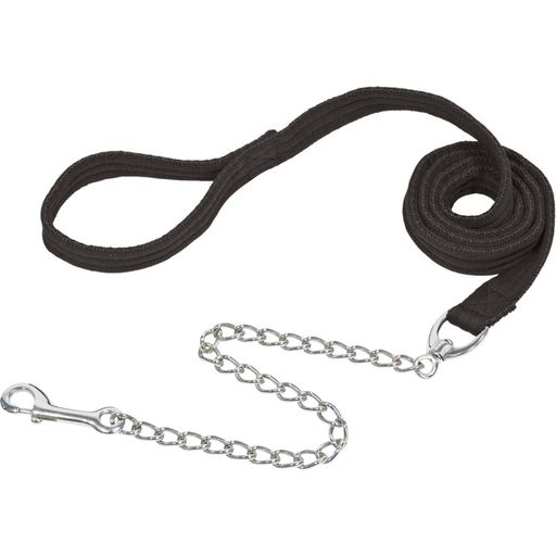 BUSSE Leading Rein SOFT with Chain - Black