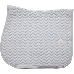 Kentucky Horsewear Saddle Pad Fishbone Jumping - White