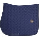 Kentucky Horsewear Saddle Pad Fishbone Jumping - Navy