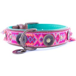 Dog with a Mission Hundhalsband "Boho Pink" 4 cm