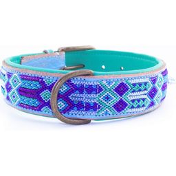 Gipsy Collection Dog Collar - Blue 4cm