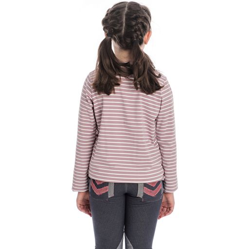Dekliška majica z dolgimi rokavi, lilac stripe