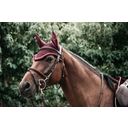 Kentucky Horsewear Nauszniki Wellington Corduroy - Bordowy