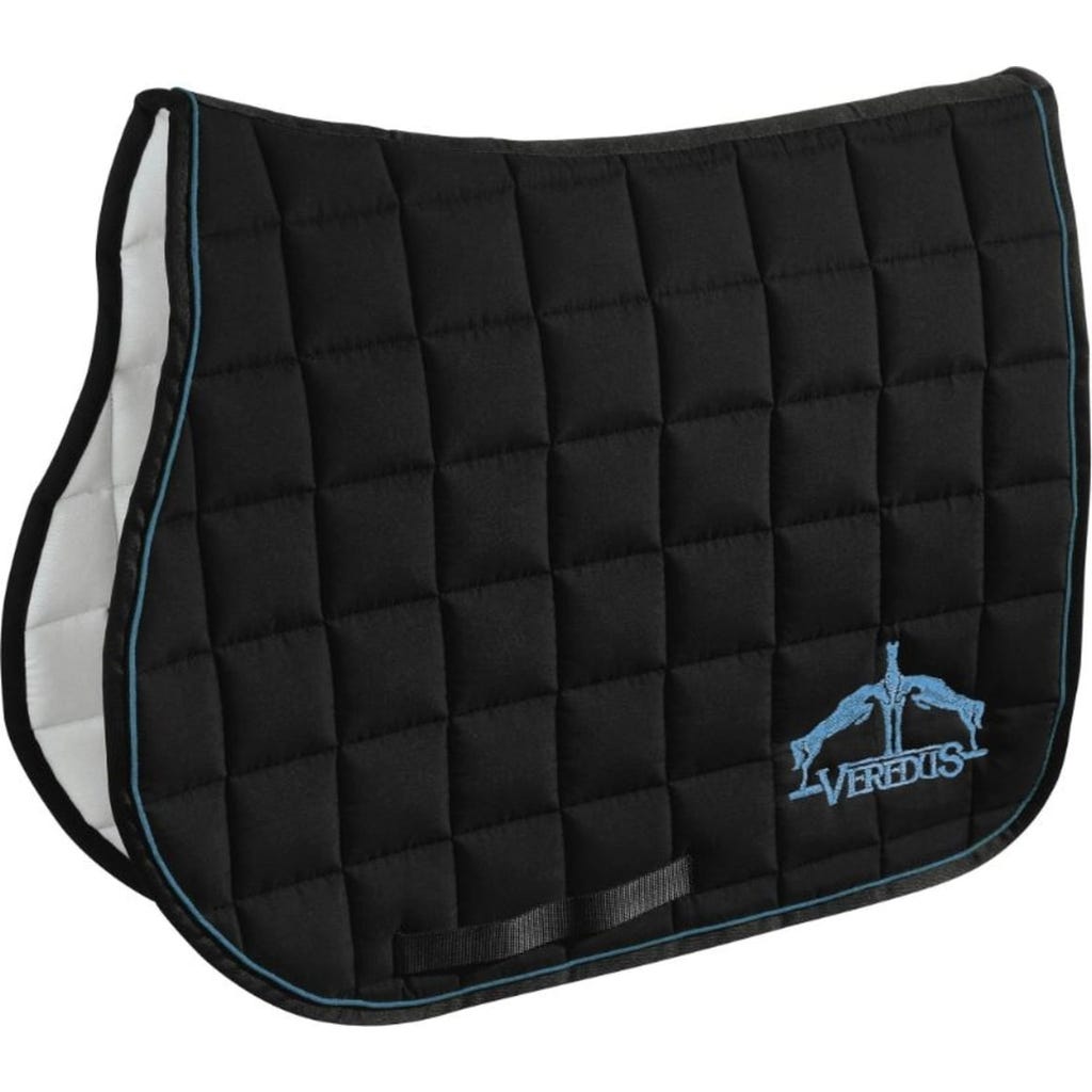 Tapis De Selle Showman Noir – Imprimé étoiles Et Rayures – Neuf
