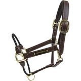 Kentucky Horsewear Leather "Rope"Halter