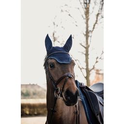 Kentucky Horsewear Wellington Glitter & Stone fülvédő - Kék