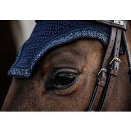 Kentucky Horsewear Wellington Glitter & Stone fülvédő - Kék