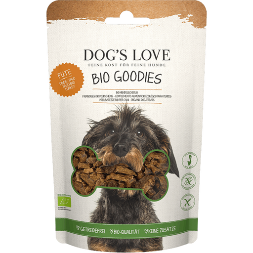 Dog's Love Biologische Hondensnoepjes - Kalkoen - 150 g