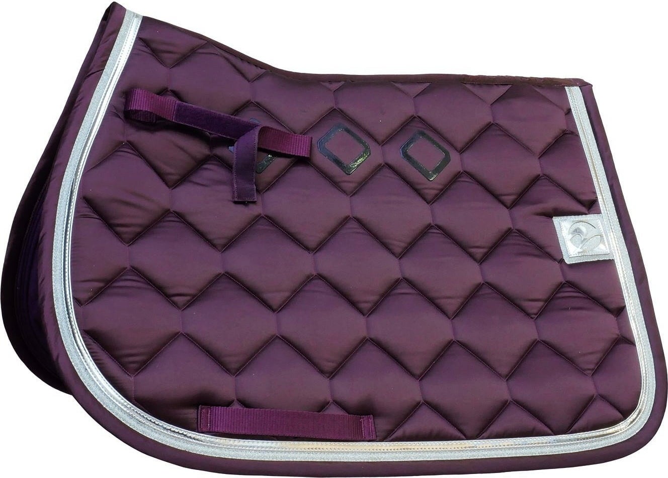 BUSSE TEAGAN Saddle Pad - Plum (Silver)