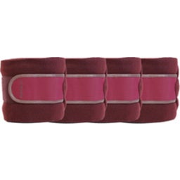 Kentucky Horsewear Polar Fleece Bandage New Look - Burdeos