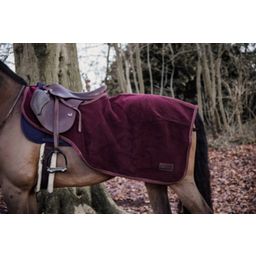 Kentucky Horsewear Uitrijdeken Heavy Fleece - Bordeaux