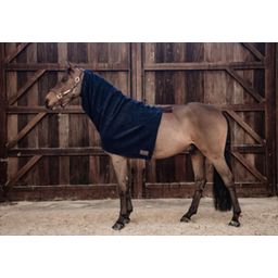 Kentucky Horsewear Heavy Fleece Horse Scarf - Navy - Warmblood