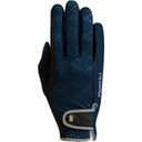 Guantes de Equitación de Invierno ''Julia'', Azul Noche