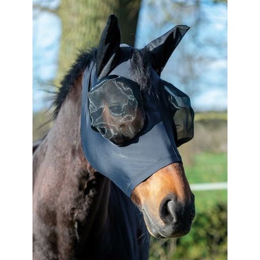 BUSSE Fly Mask TWIN FIT Black