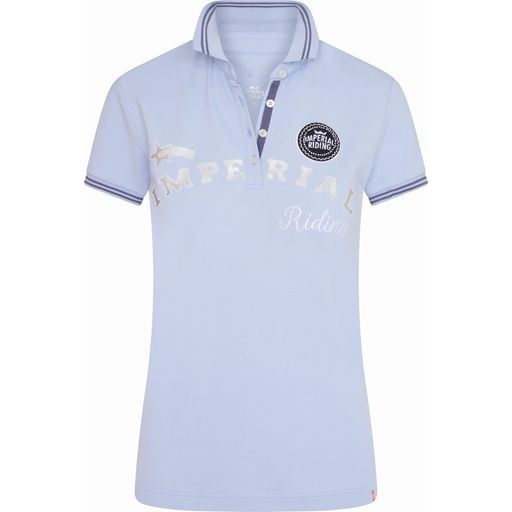 Imperial Riding Polo Shirt 'IRHColours' Blue Pearl