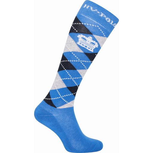 HV Polo Socks ''Argyle'', Galaxy Blue