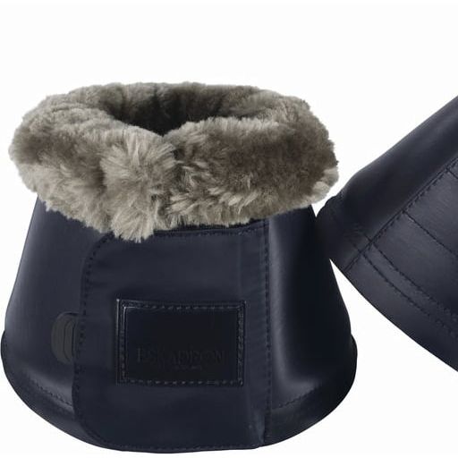 Jumping Bell Boots "Softslate Fauxfur", Navy