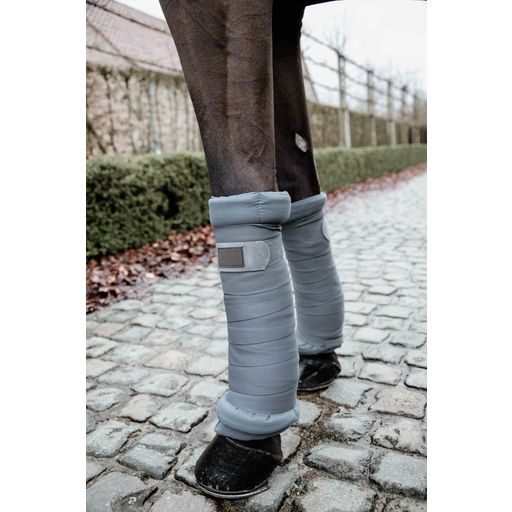 Kentucky Horsewear Vuilafstotende Bandages - Set van 4 - grijs