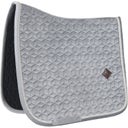 Saddle Pad Basic Velvet Dressage, Grey