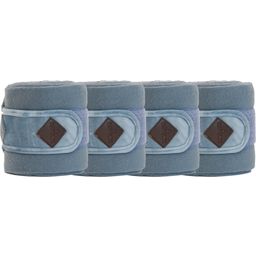 Kentucky Horsewear Polar Fleece Bandages Velvet - Azul claro