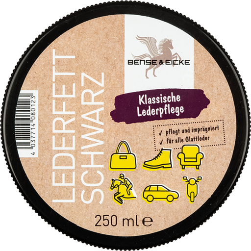 Bense & Eicke Lederfett schwarz - 250 ml