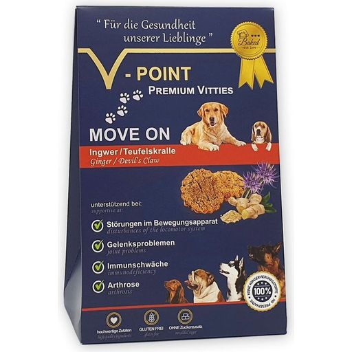 MOVE ON - Ginger/Devil's Claw - Premium Vitties Dogs - 250 g