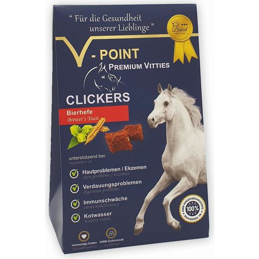 CLICKERS - Bierhefe - Premium Vitties Pferde - 250 g