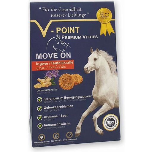MOVE ON - Ginger/Devil's Claw - Premium Vitties paarden - 250 g