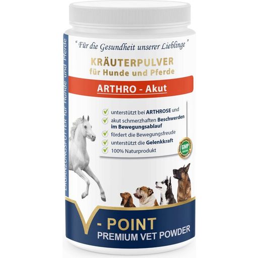 ARTHRO Akut - Premium örtpulver för hundar & hästar - 500 g
