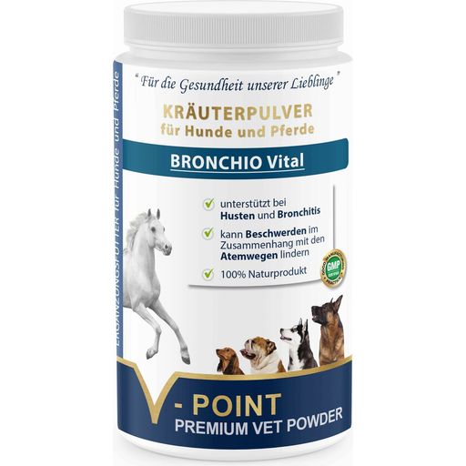 BRONCHIO VITAL - ziołowy proszek premium dla psów i koni - 500 g