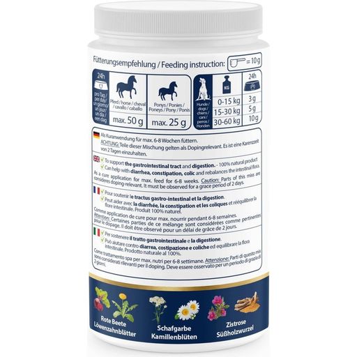 FLORA Aktiv - Premium Kruidenpoeder voor Honden en Paarden - 500 g