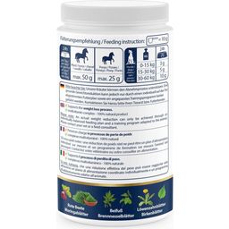 WEIGHT Control - Hierbas en Polvo Premium para Perros y Caballos - 500 g