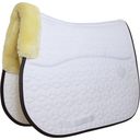 Skin Friendly Saddle Pad Star Quilting White