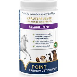 RELAX forte - Premium Kräuterpulver für Hunde und Pferde - 500 g